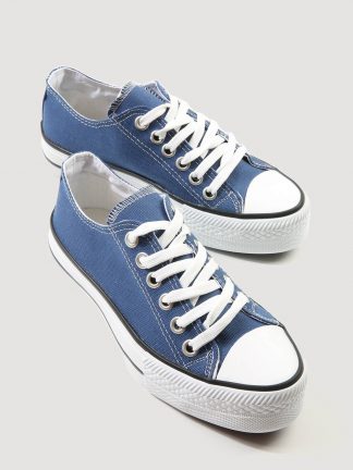 کفش کتانی زنانه آبی Z35000590010