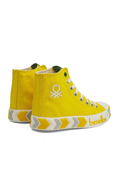 کفش کتانی زنانه زرد بنتون BN-30621
