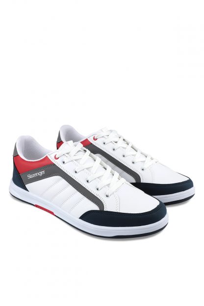 کفش کتانی مردانه سفید اسلازنگر SA22LE016