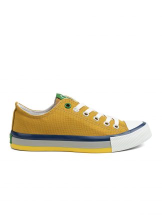 کفش کتانی زنانه زرد بنتون BN-30176