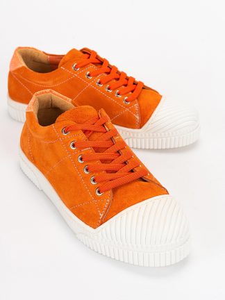 کفش کتانی زنانه نارنجی لووی شوز 9-6530