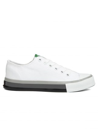 کفش کتانی زنانه سفید بنتون BN-90176-2