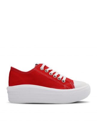 کفش کتانی زنانه قرمز اسلازنگر SA12LK065EK