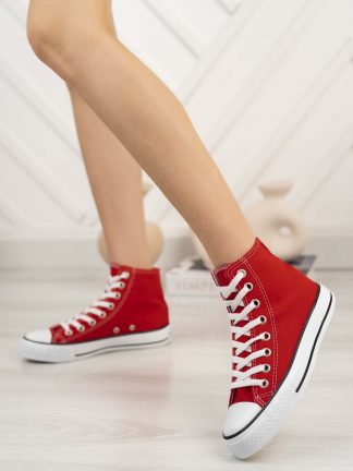 کفش کتانی زنانه قرمز فری‌مکس Freemax.4200