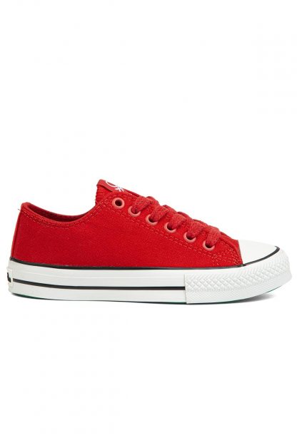 کفش کتانی زنانه قرمز بنتون BN-90196