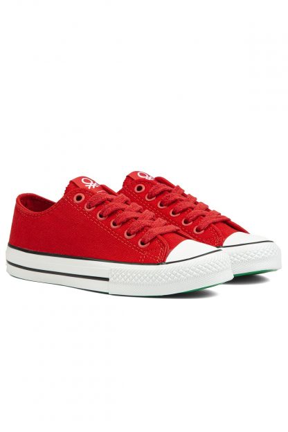 کفش کتانی زنانه قرمز بنتون BN-90196