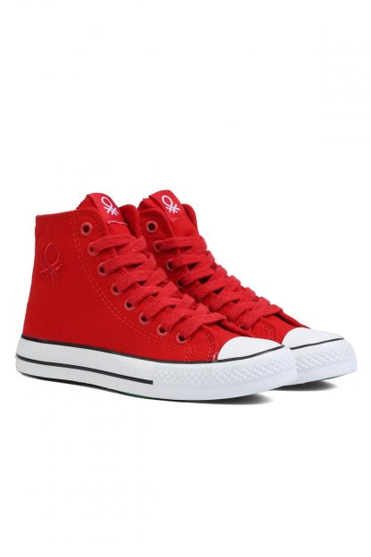کفش کتانی زنانه قرمز بنتون BN-90628