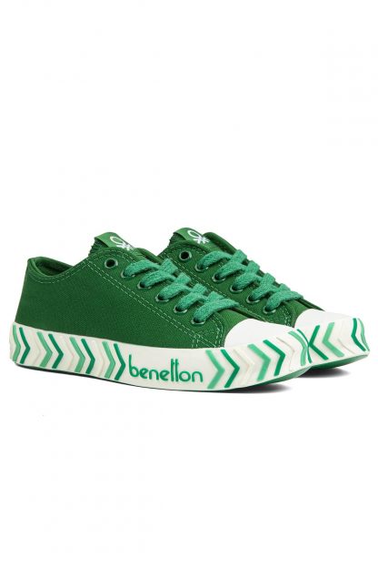 کفش کتانی زنانه سبز بنتون BN-90624