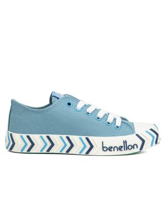 کفش کتانی زنانه آبی بنتون BN-90624