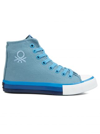 کفش کتانی زنانه آبی بنتون BN-90189