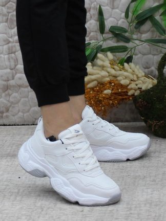 کفش کتانی زنانه سفید دانلوپ 23K-Dunlop-2384-Z
