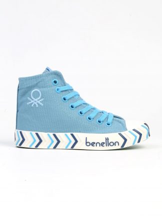 کفش کتانی زنانه آبی بنتون BN-90625