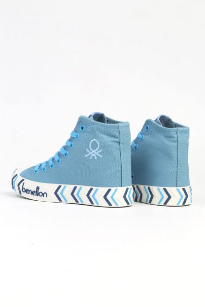کفش کتانی زنانه آبی بنتون BN-90625