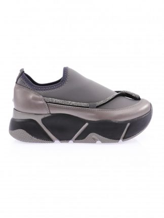 کفش کتانی زنانه نقره ای دی‌جی‌ان M380-2005