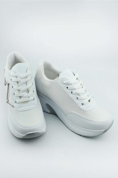 کفش کتانی زنانه سفید G42Z333067-Beyaz