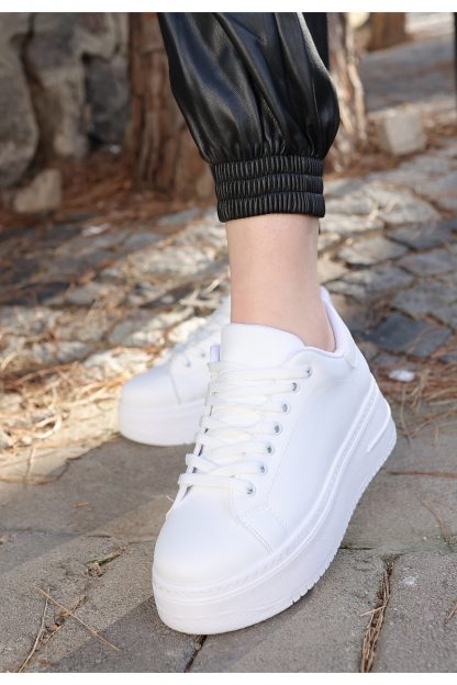 کفش کتانی زنانه سفید تومیروس CRL-2810