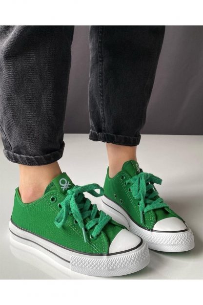 کفش کتانی زنانه سبز بنتون BN-30196