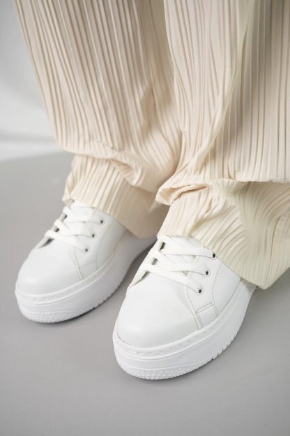 کفش کتانی زنانه سفید SAMBA