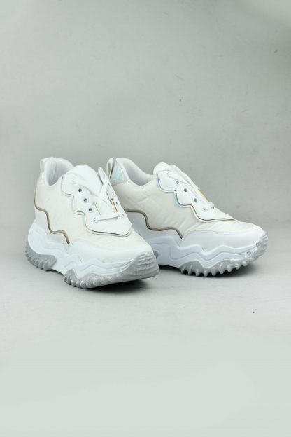 کفش کتانی زنانه سفید G42Z333080-Beyaz