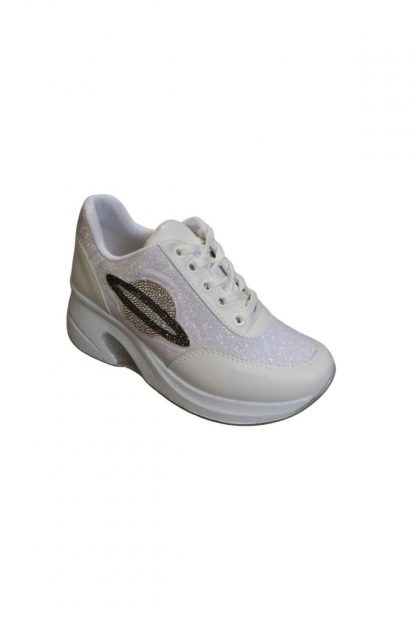 کفش کتانی زنانه سفید YKA601F