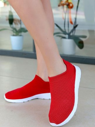 کفش کتانی زنانه قرمز پاناما کلاب T149221
