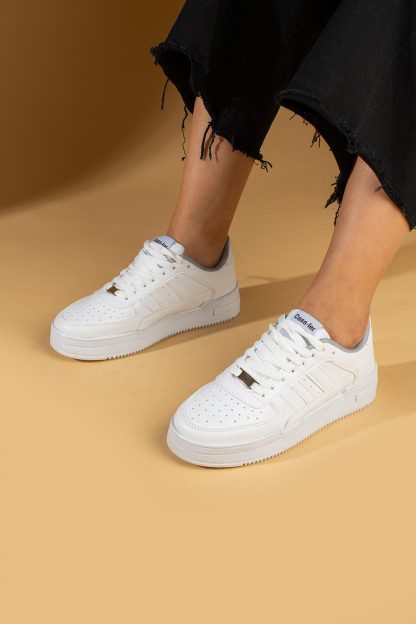 کفش کتانی زنانه سفید 1-1005-24