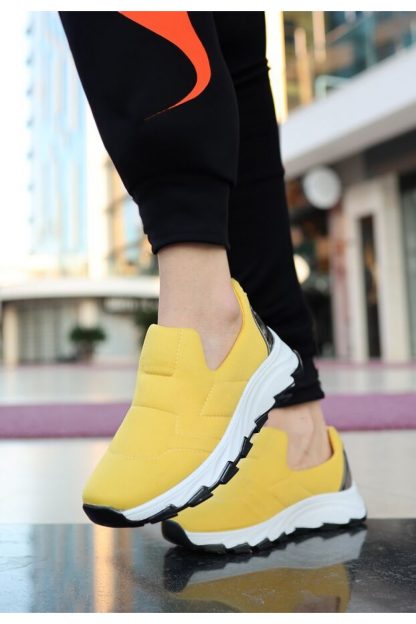 کفش کتانی زنانه زرد پاناما کلاب T149571