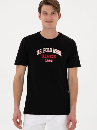 تی شرت مردانه مشکی یو اس پولو