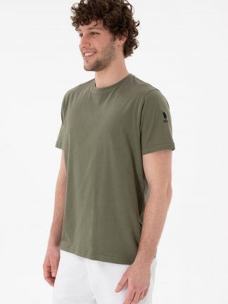 تی شرت مردانه خاکی تیره یو اس پولو