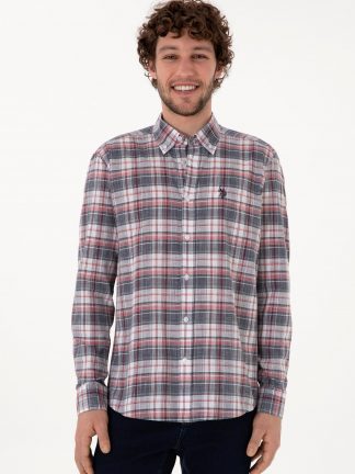 پیراهن مردانه سرمه ای یو اس پولو