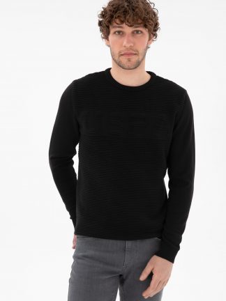 پلیور مردانه مشکی یو اس پولو