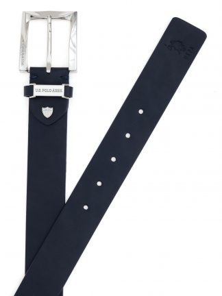 کمربند مردانه سرمه ای یو اس پولو