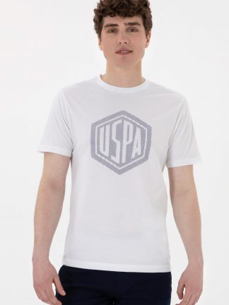 تی شرت مردانه سفید یو اس پولو