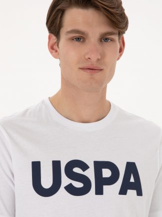 تی شرت مردانه سفید یو اس پولو