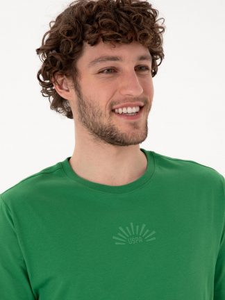 تی شرت مردانه سبز یو اس پولو