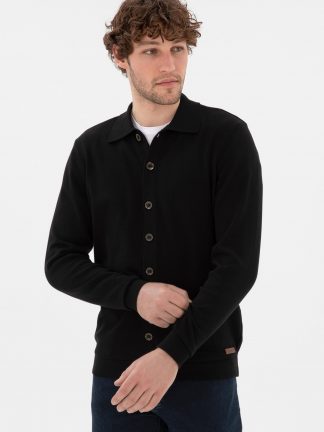 ژاکت مردانه مشکی یو اس پولو