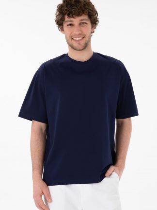 تی شرت مردانه سرمه ای یو اس پولو