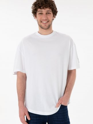 تی شرت مردانه سفید یو اس پولو