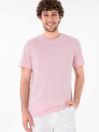 تی شرت مردانه صورتی روشن یو اس پولو