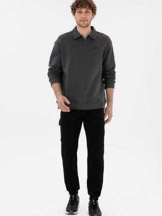 شلوار کتان مردانه مشکی یو اس پولو