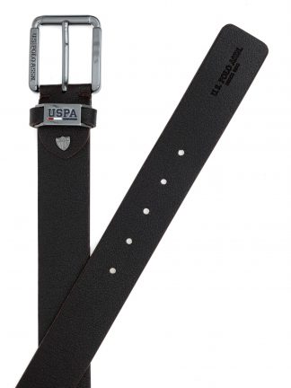 کمربند مردانه قهوه ای یو اس پولو