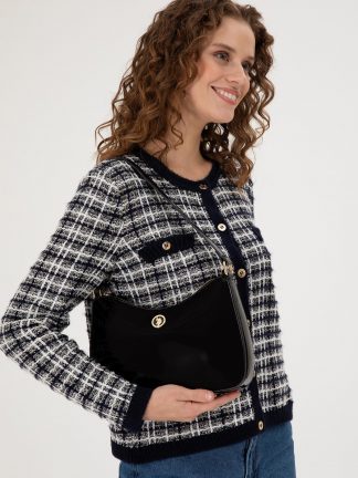 کیف زنانه مشکی یو اس پولو