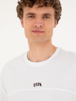 تی شرت مردانه سفید یو اس پولو