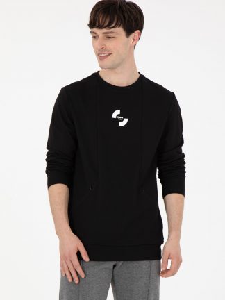 سویشرت مردانه مشکی یو اس پولو