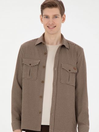 پیراهن مردانه نارگیلی یو اس پولو