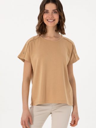 پلیور زنانه شتری یو اس پولو