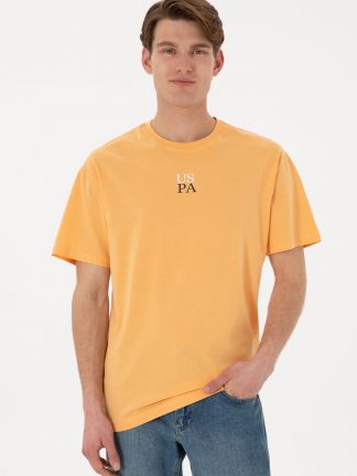 تی شرت مردانه خربزه ای یو اس پولو