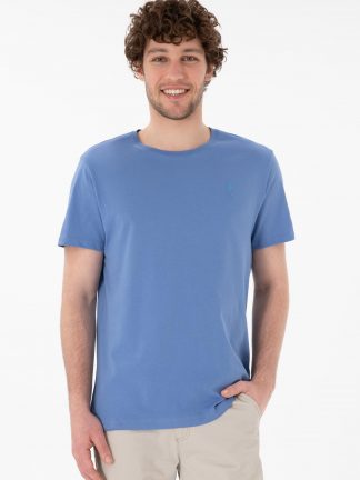 تی شرت مردانه آبی تیره یو اس پولو