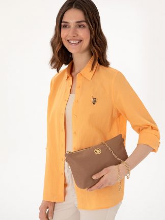 کیف زنانه بژ یو اس پولو