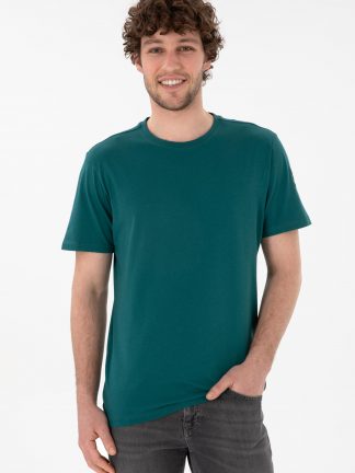 تی شرت مردانه سبز تیره یو اس پولو